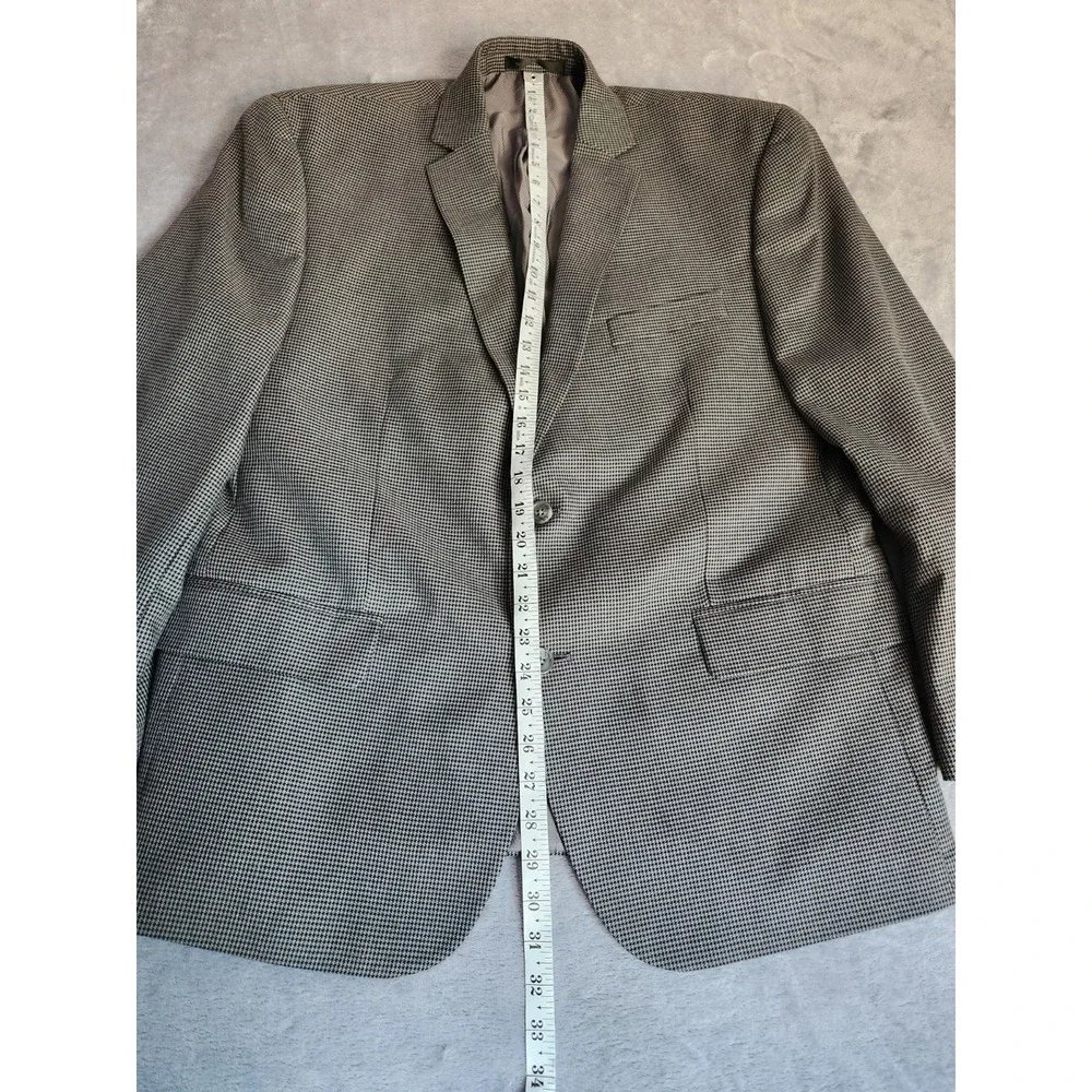 Michael Kors Sport Coat Men's 44s Houndstooth Two Button Jacket Suit Blazer 44